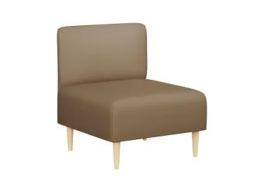 Пуф со спинкой Рикке R2 Camaro 42 какао