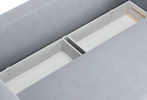 <b>Бельевой ящик:</b> дополнительное место для хранения под сиденьем