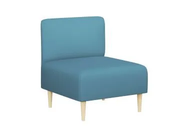 Пуф со спинкой Рикке R2 Camaro 21 бирюзовый