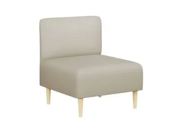 Пуф со спинкой Рикке R2 Camaro 03 светло-бежевый