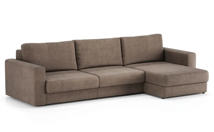 Диван угловой Ларсон 3М Nordic 35 пепельный - 2