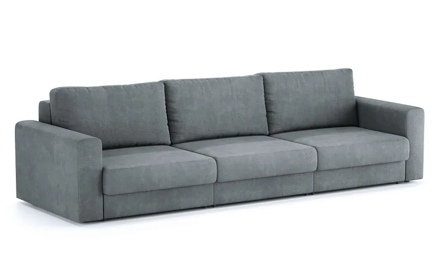 Диван Ларсон 3М Nordic 83 серебристый - 2